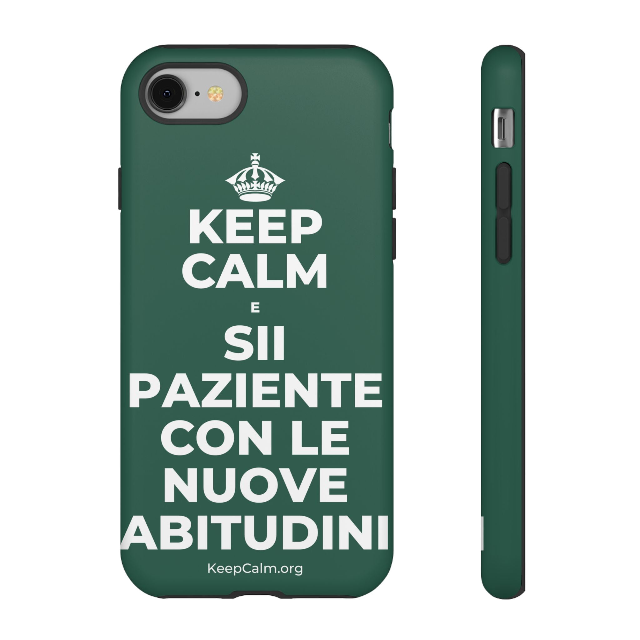 KEEP CALM E SII PAZIENTE CON LE NUOVE ABITUDINI Phone Case