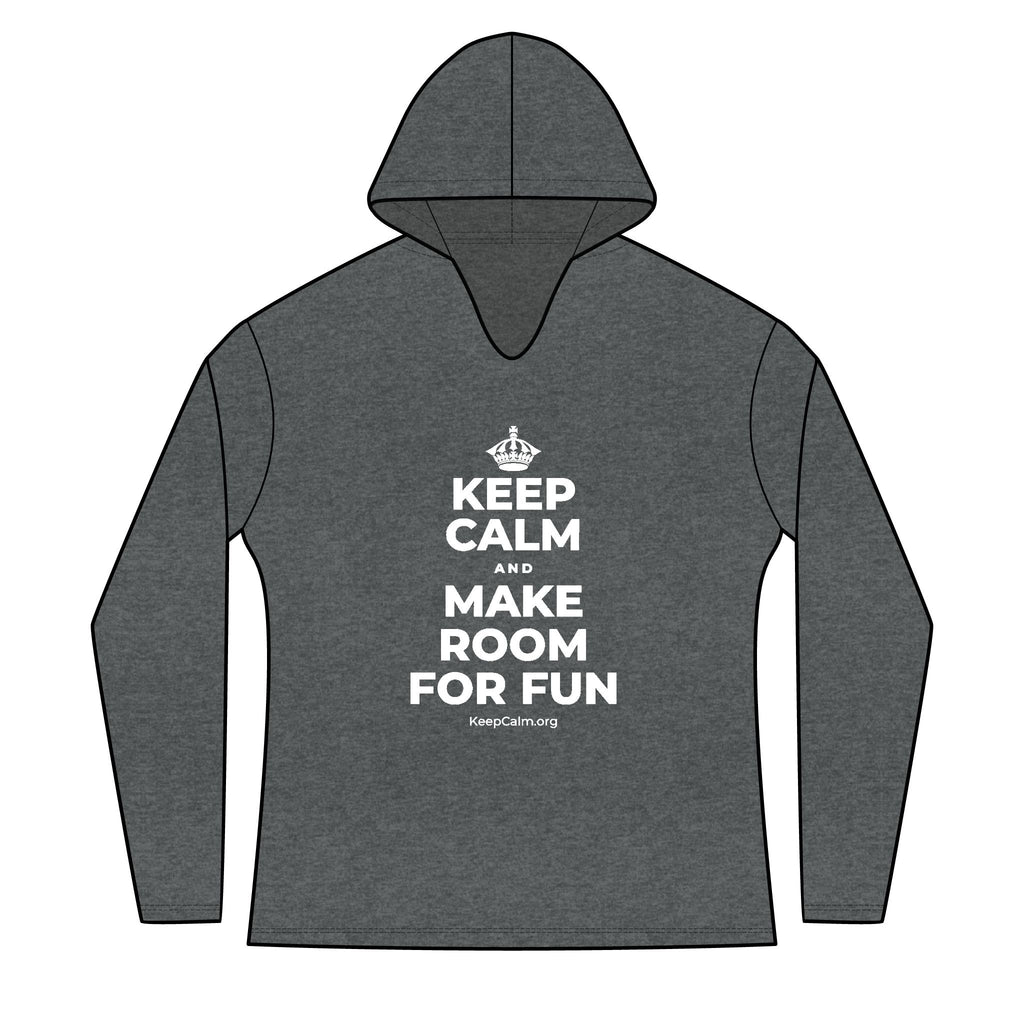 KEEP CALM AND MAKE ROOM FOR FUN Women's Long Sleeve Hoodie