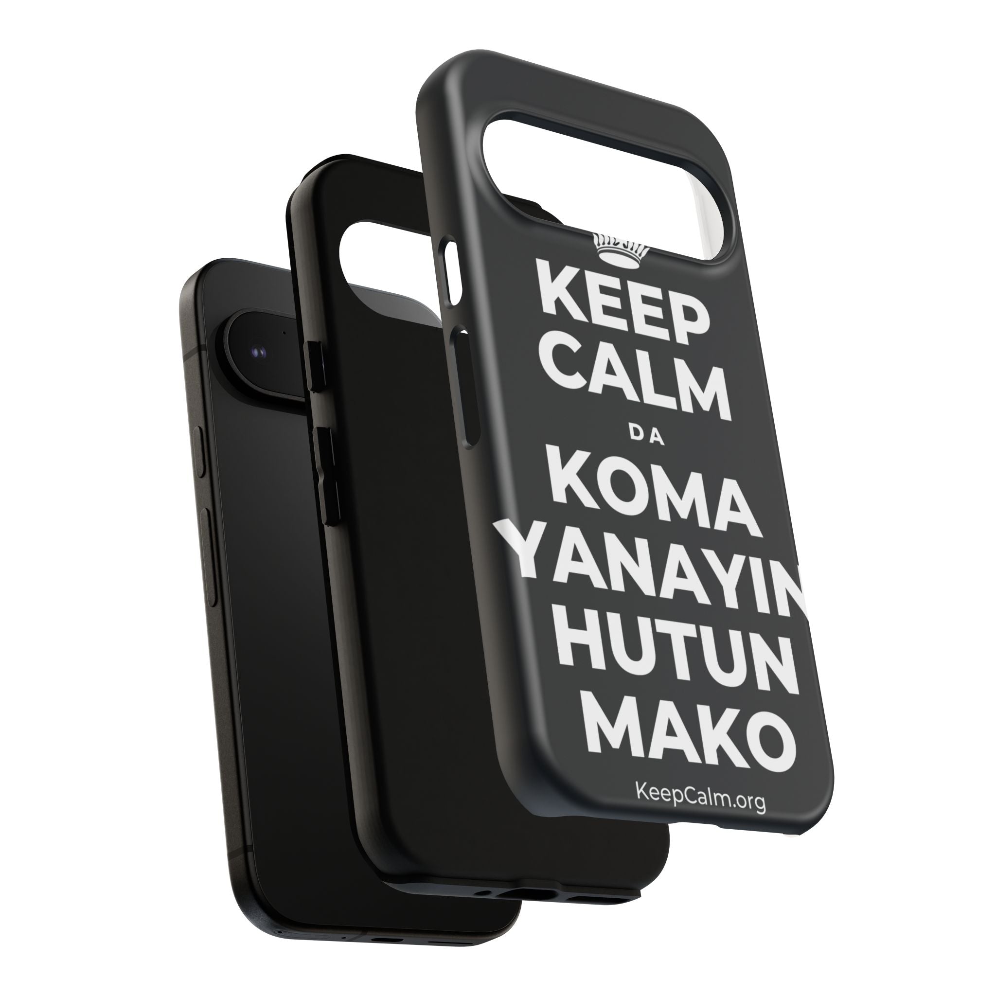 KEEP CALM DA KOMA YANAYIN HUTUN MAKO Phone Case (Dark)