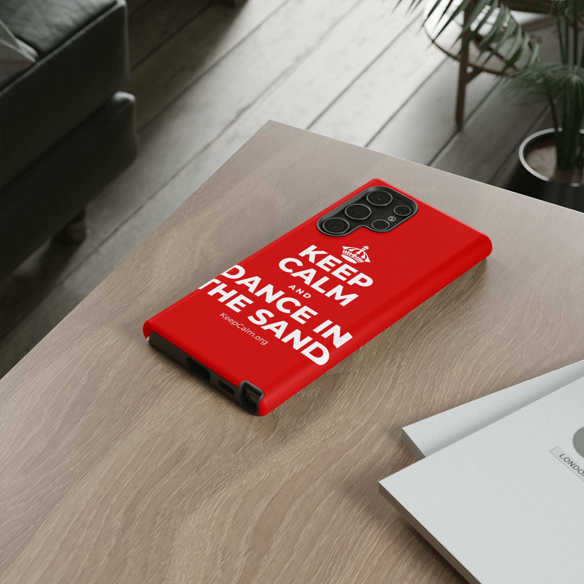 KEEP CALM AND DANCE IN THE SAND Phone Case