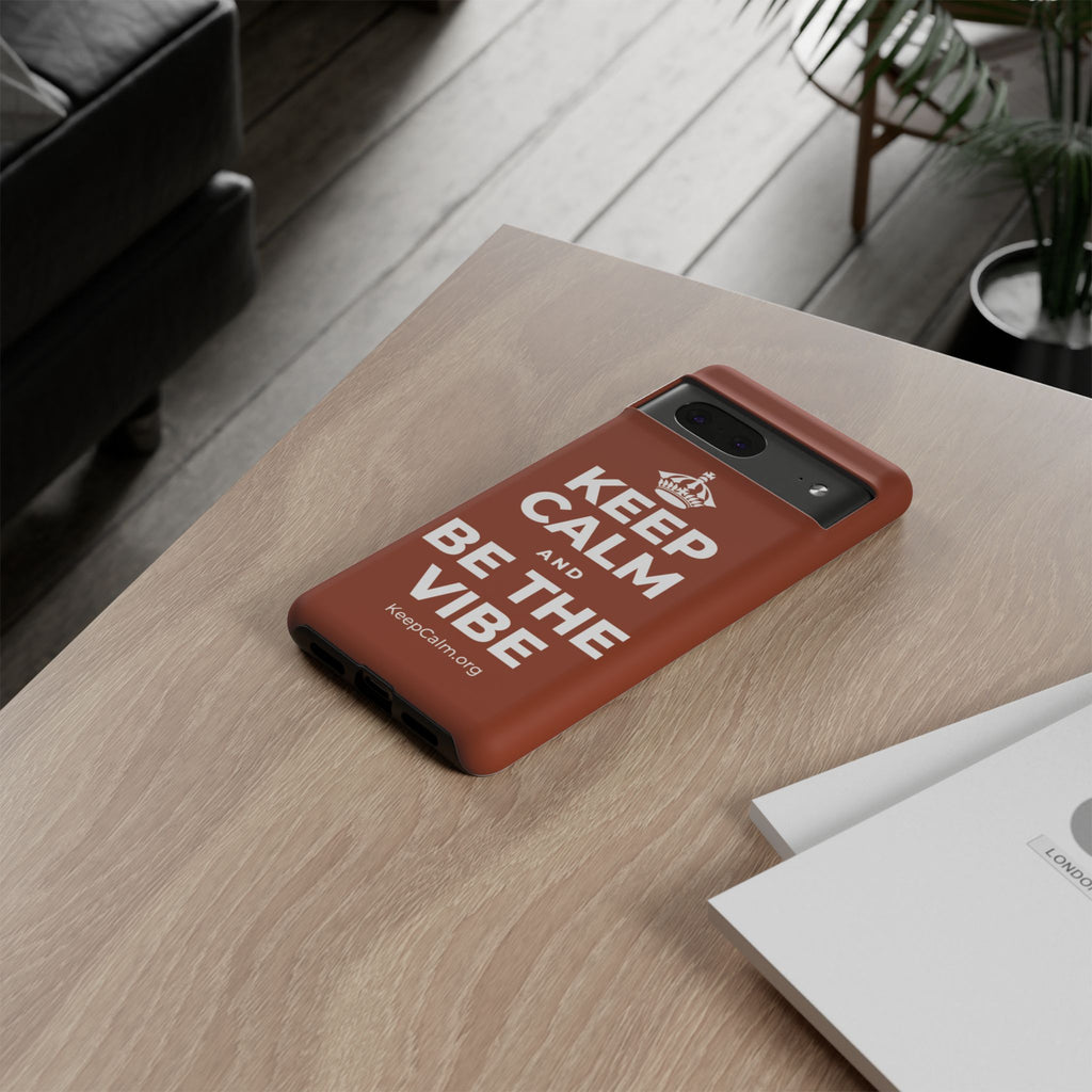 KEEP CALM AND BE THE VIBE Phone Case