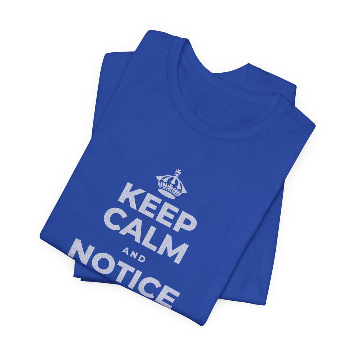 KEEP CALM AND NOTICE YOU'RE SAFE RIGHT NOW T-Shirt (Soft Cream–Heather Mauve)
