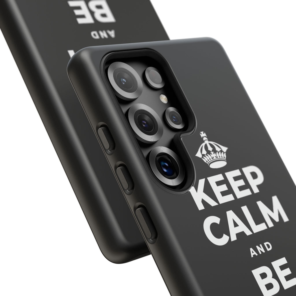 KEEP CALM AND BE STRONG LIKE A 🦕 Phone Case