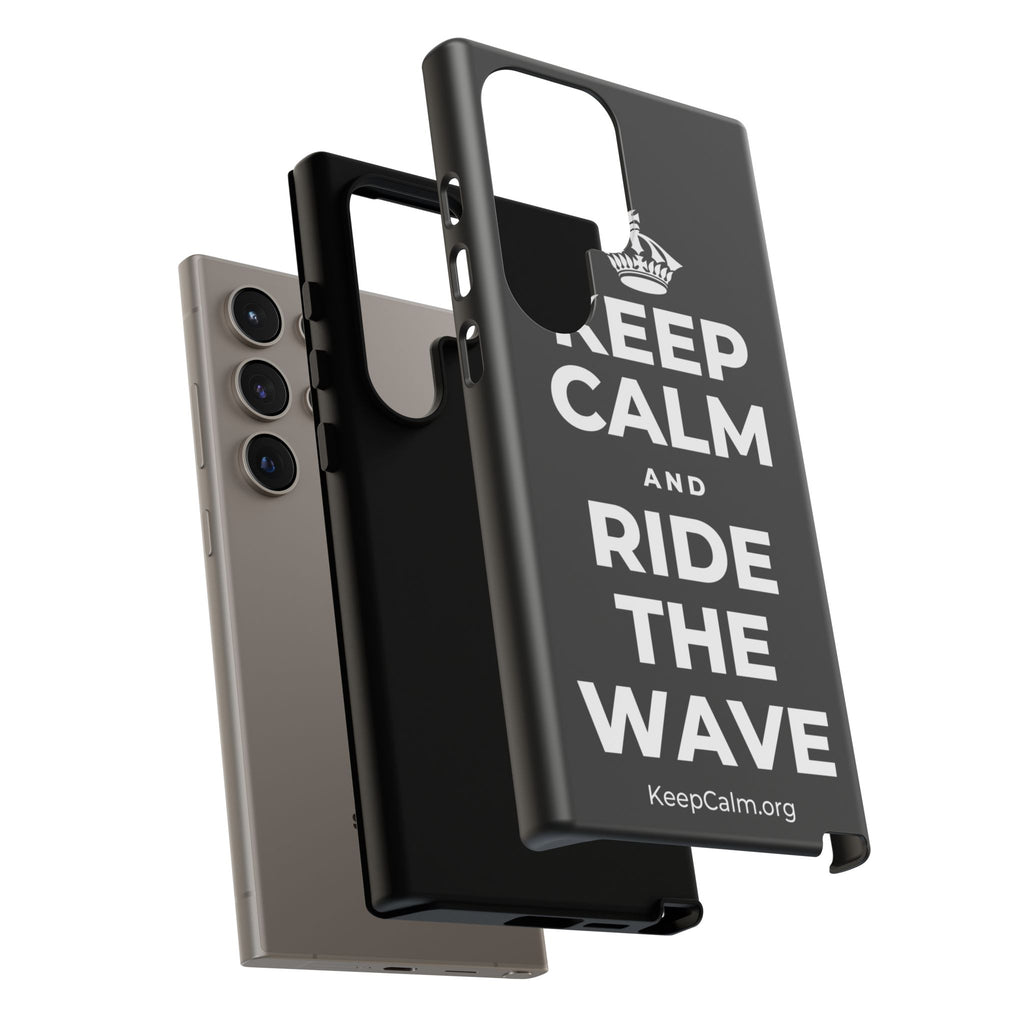 KEEP CALM AND RIDE THE WAVE Phone Case
