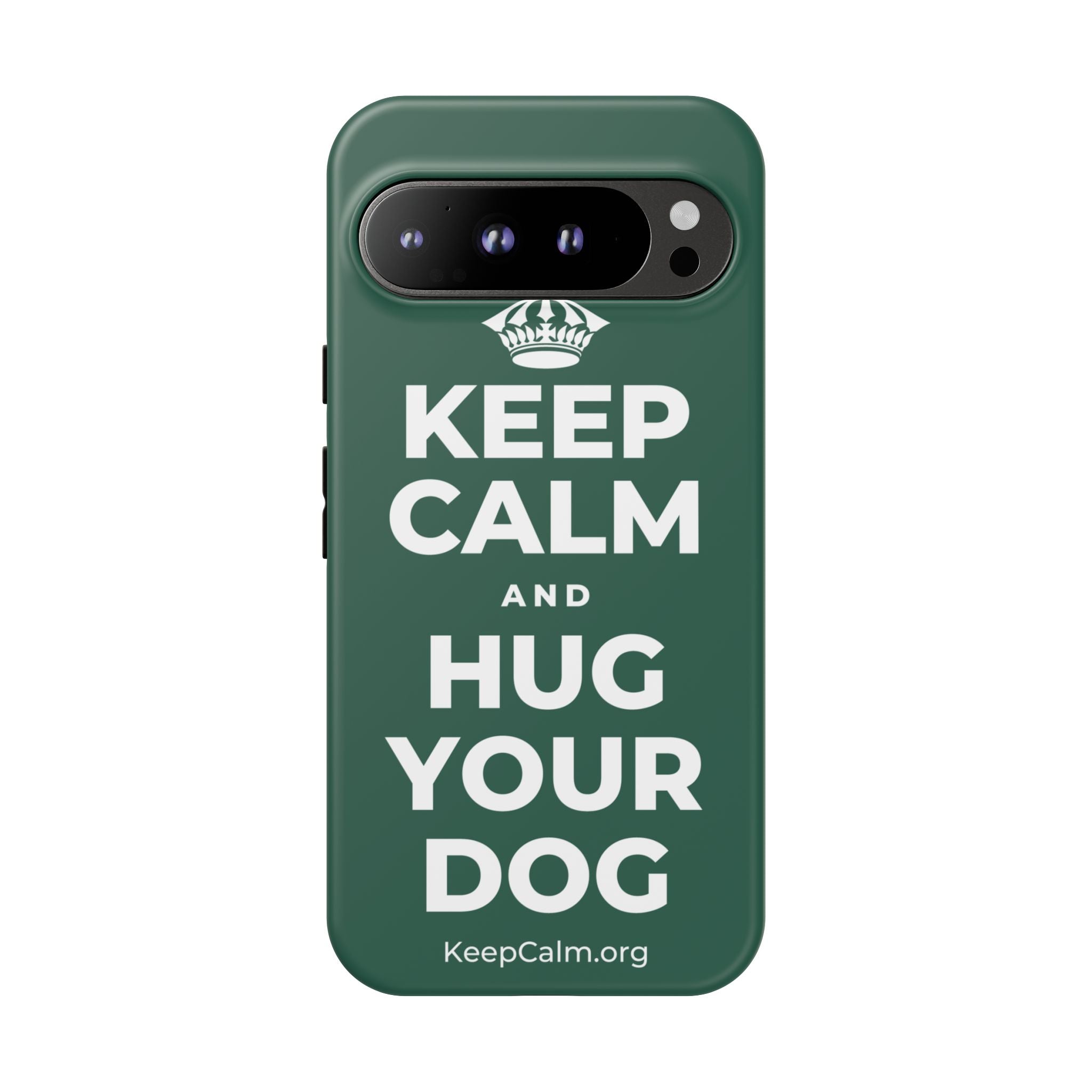KEEP CALM AND HUG YOUR DOG Phone Case