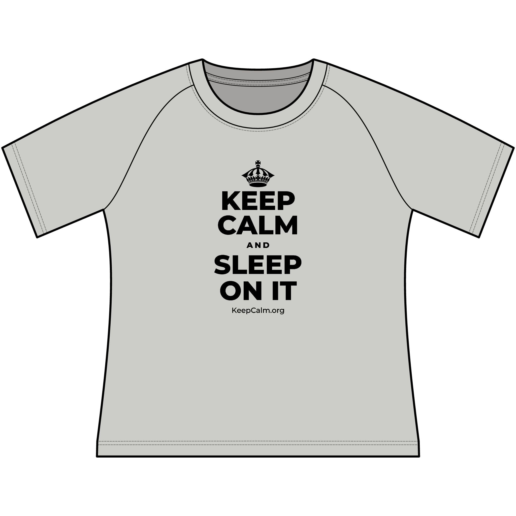 KEEP CALM AND SLEEP ON IT Women's Raglan Tee