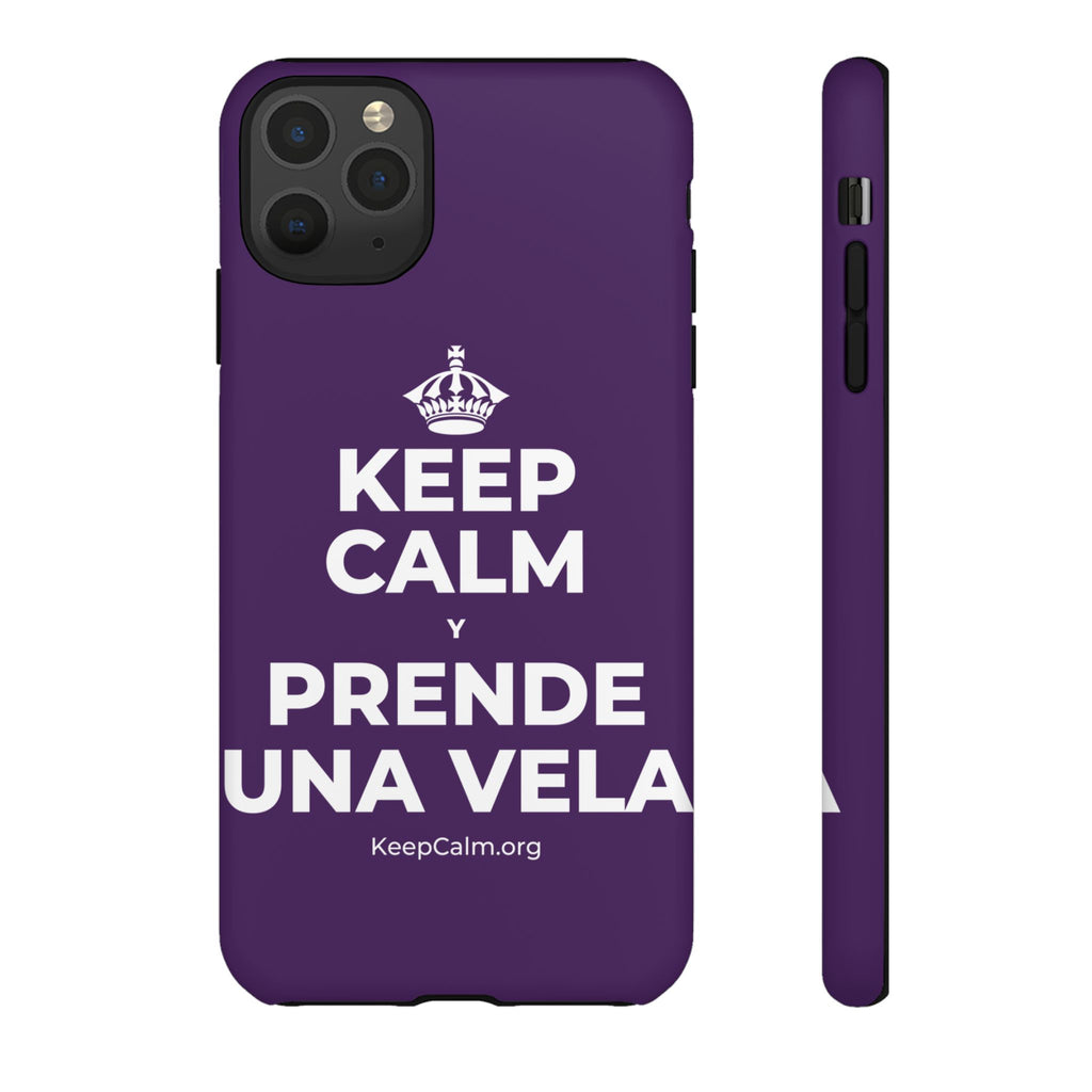 KEEP CALM Y PRENDE UNA VELA Phone Case
