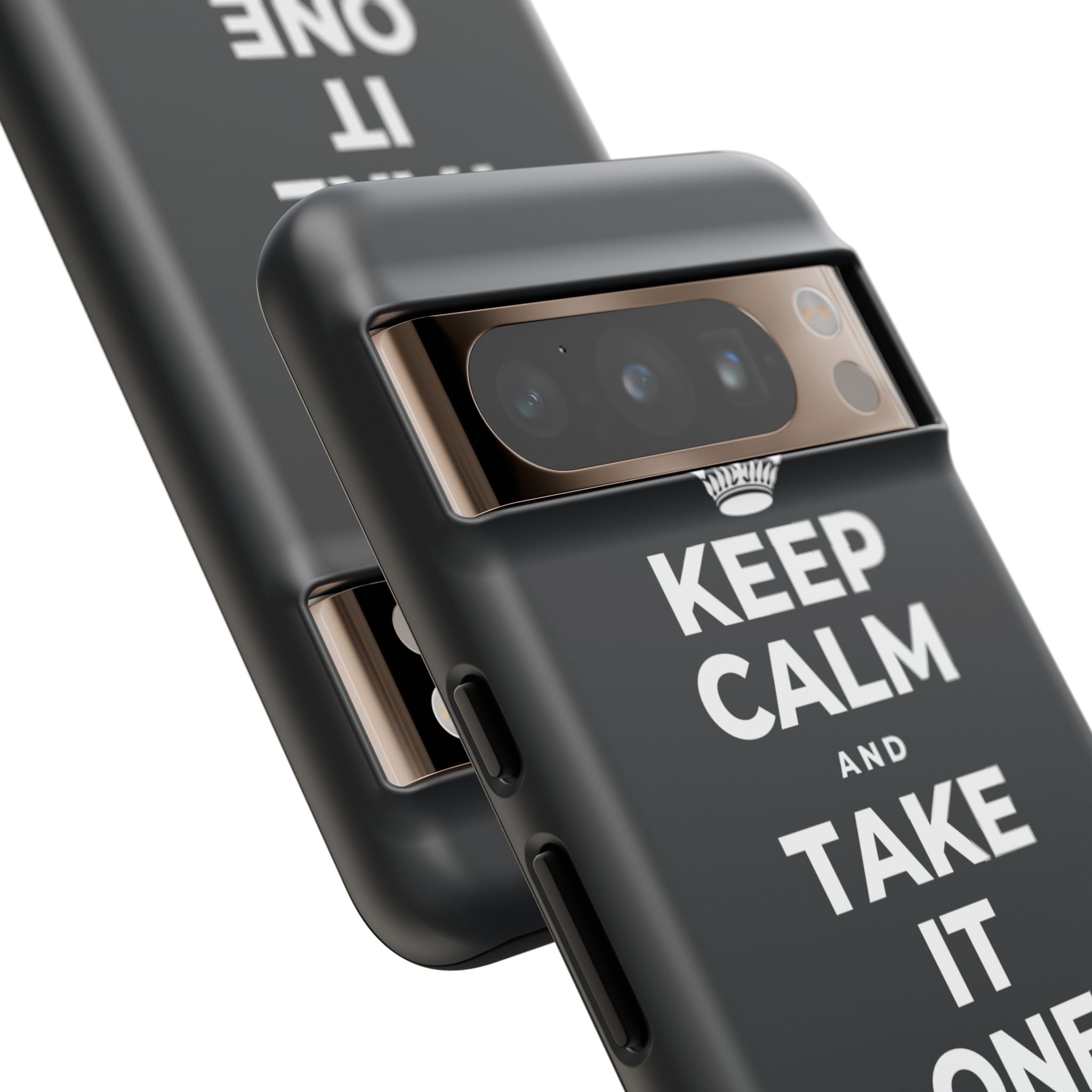 KEEP CALM AND TAKE IT ONE DAY AT A TIME Phone Case (Dark)
