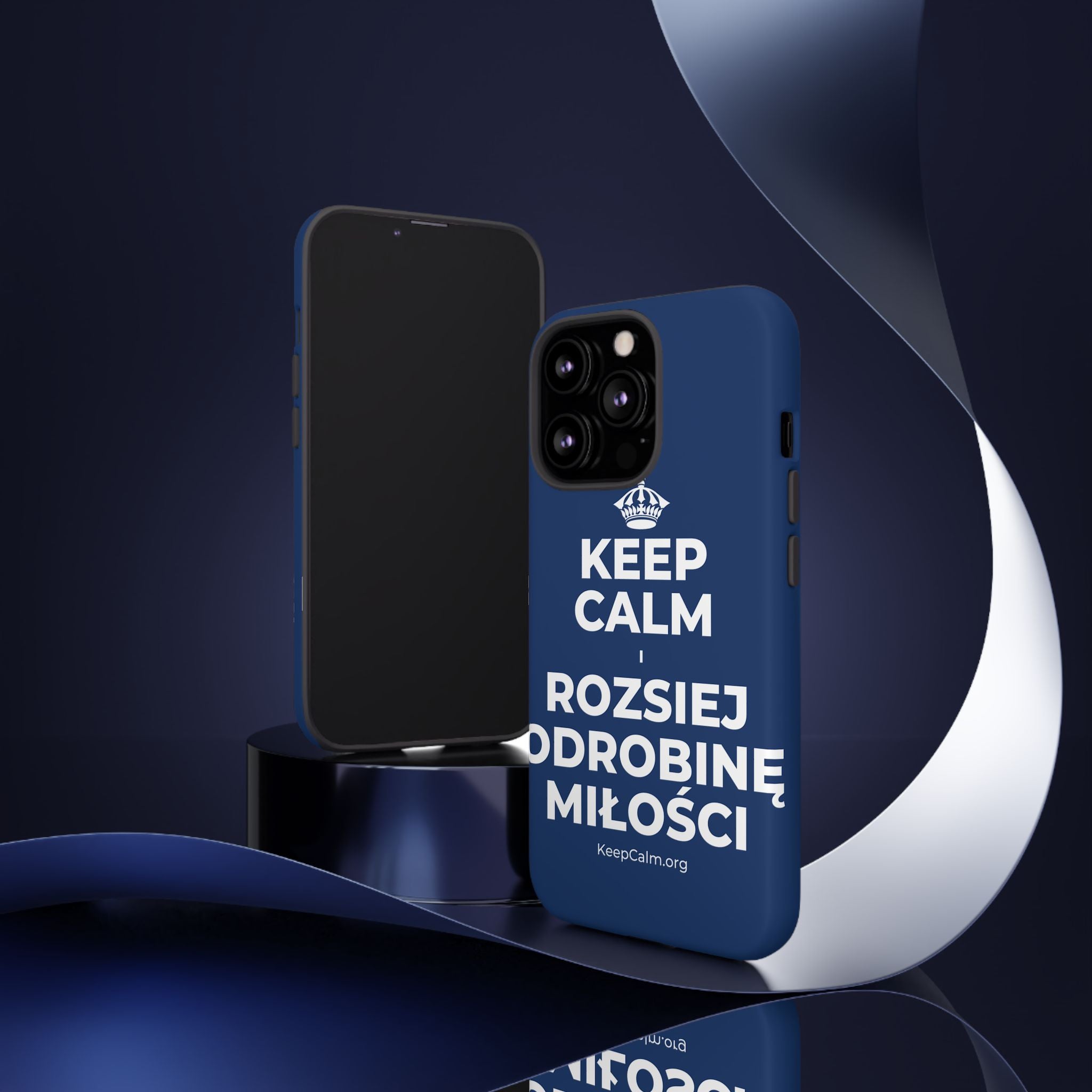 KEEP CALM I ROZSIEJ ODROBINĘ MIŁOŚCI Phone Case