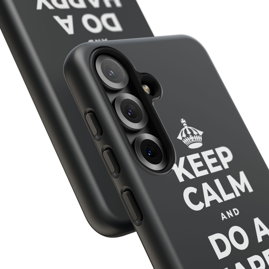 KEEP CALM AND DO A HAPPY LITTLE DANCE Phone Case (Dark)