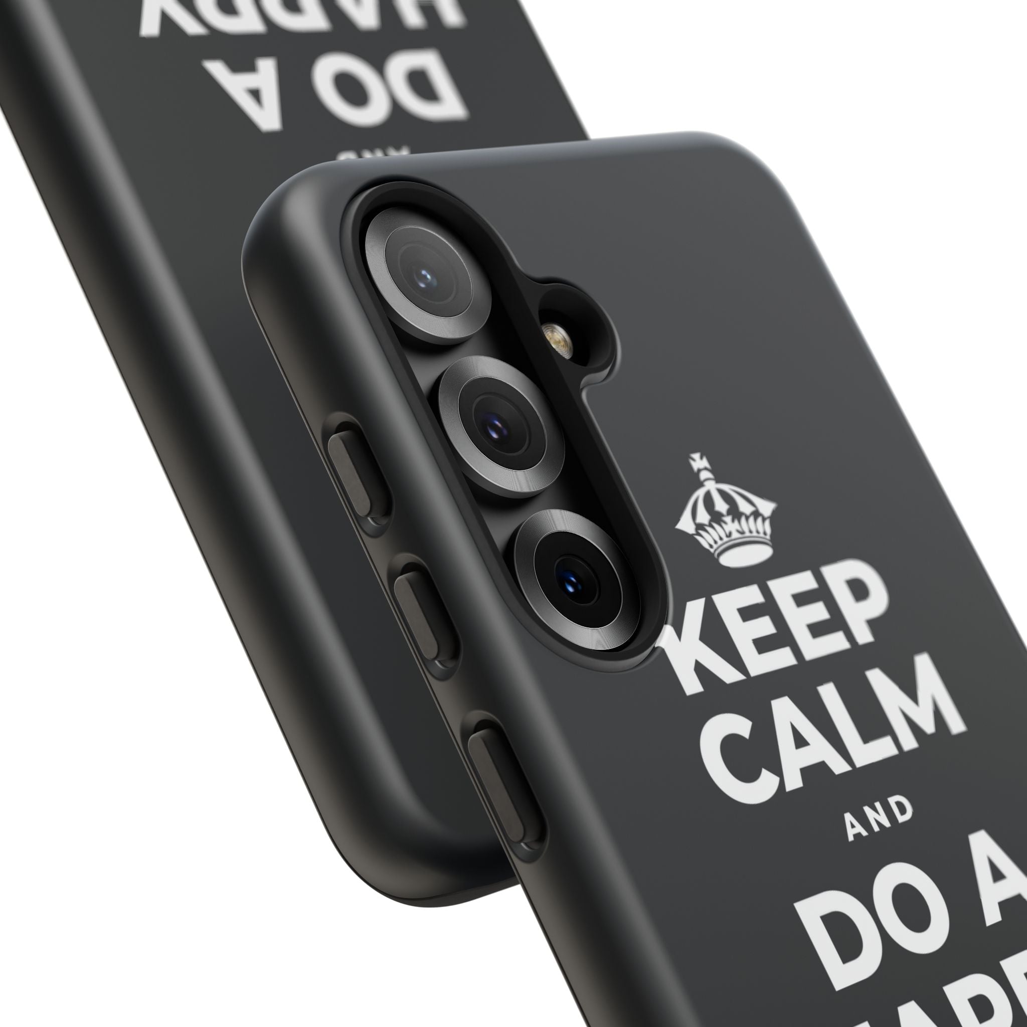 KEEP CALM AND DO A HAPPY LITTLE DANCE Phone Case (Dark)