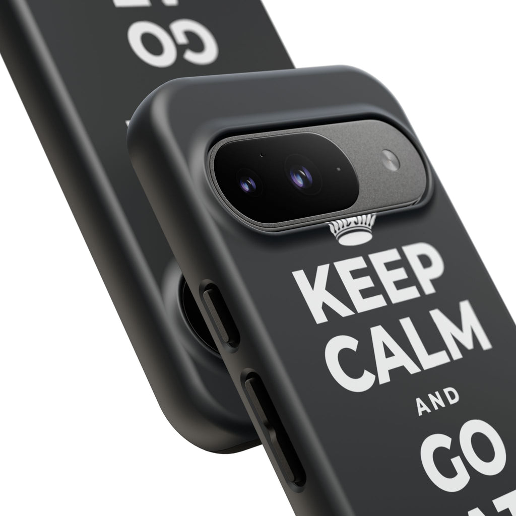 KEEP CALM AND GO AT YOUR PACE Phone Case (Dark)