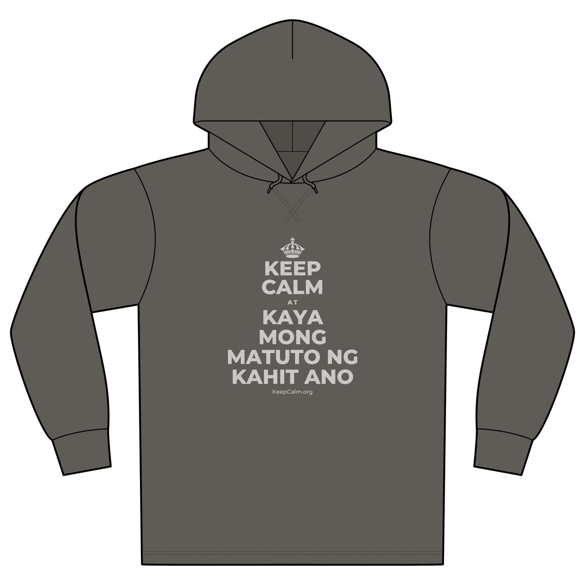 KEEP CALM AT KAYA MONG MATUTO NG KAHIT ANO Organic Hoodie Tee