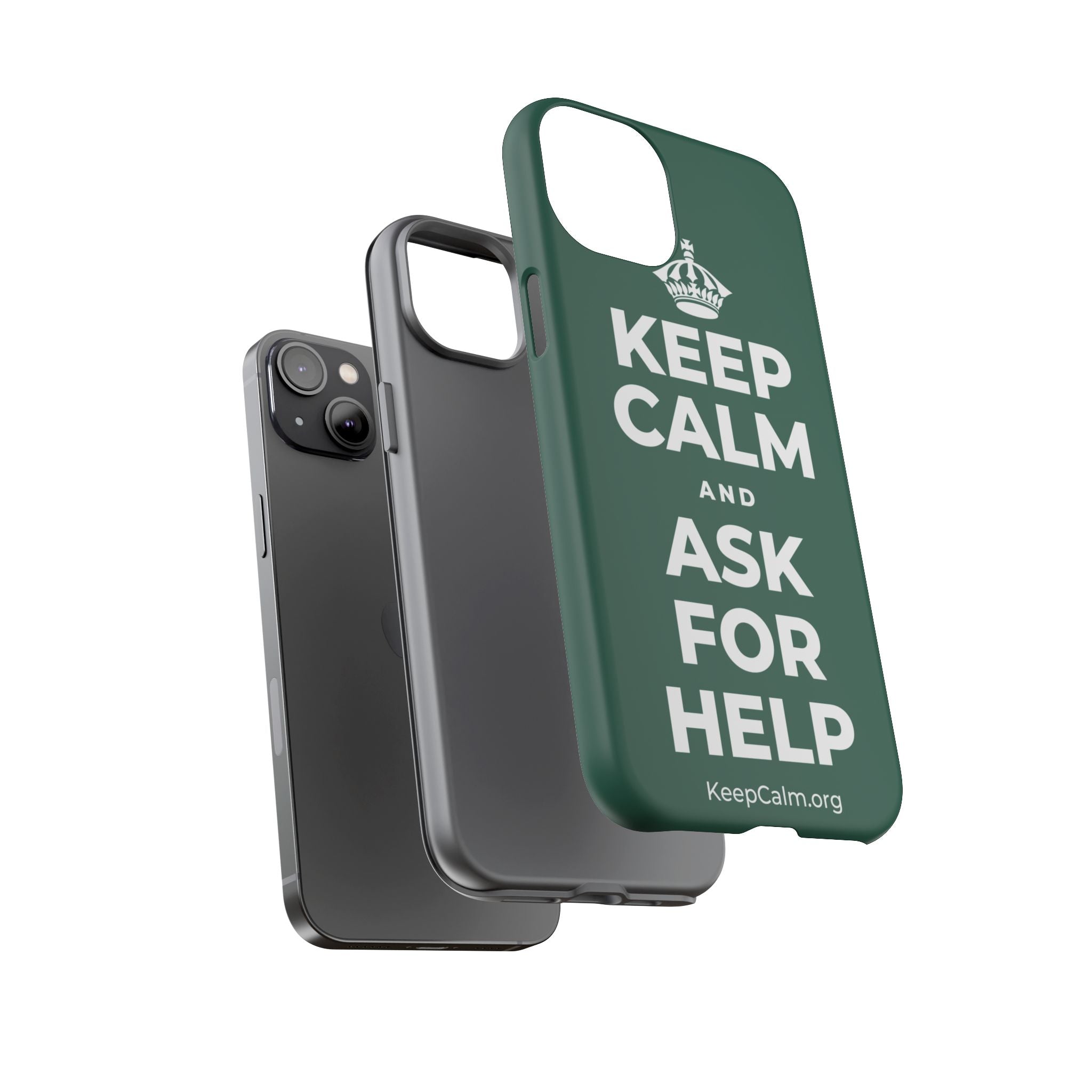 KEEP CALM AND ASK FOR HELP Phone Case