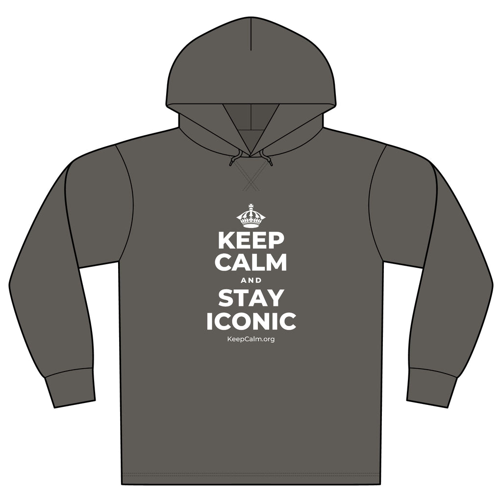 KEEP CALM AND STAY ICONIC Organic Hoodie Tee