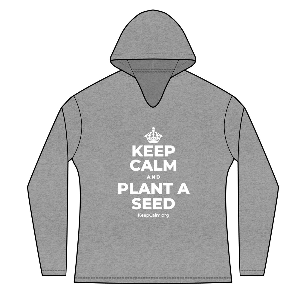 KEEP CALM AND PLANT A SEED Women's Long Sleeve Hoodie