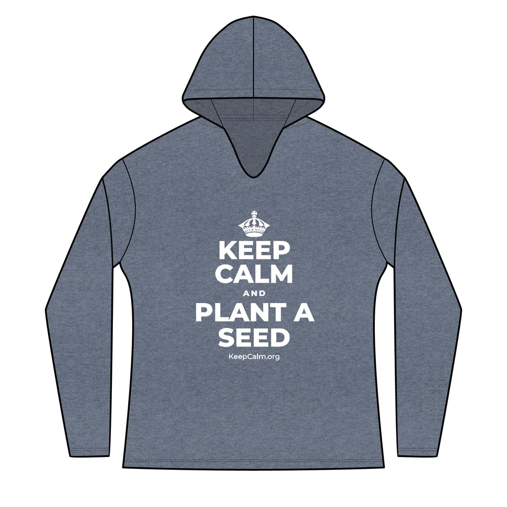 KEEP CALM AND PLANT A SEED Women's Long Sleeve Hoodie