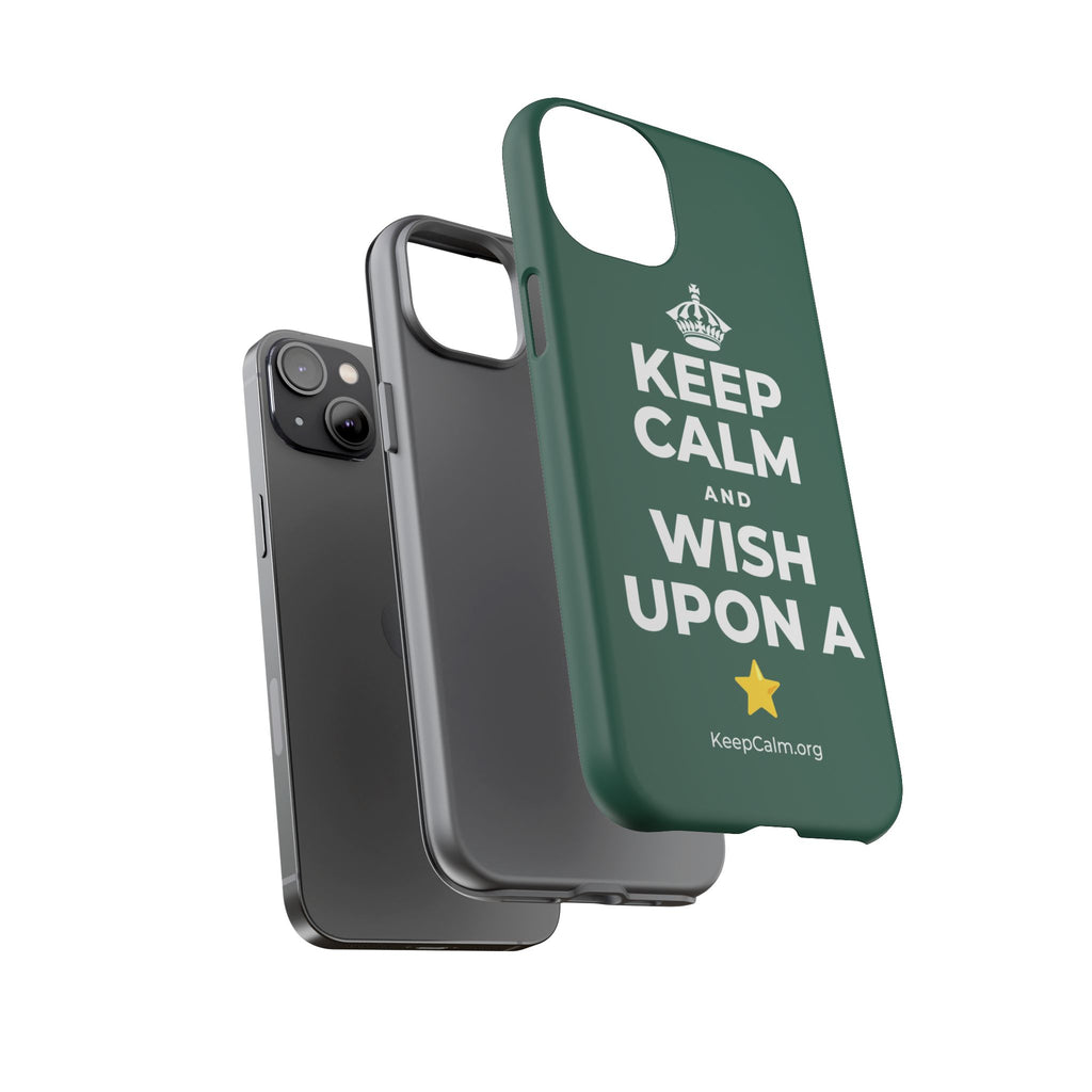 KEEP CALM AND WISH UPON A ⭐ Phone Case