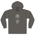 KEEP CALM AND 그 질문을 해요 Organic Hoodie Tee