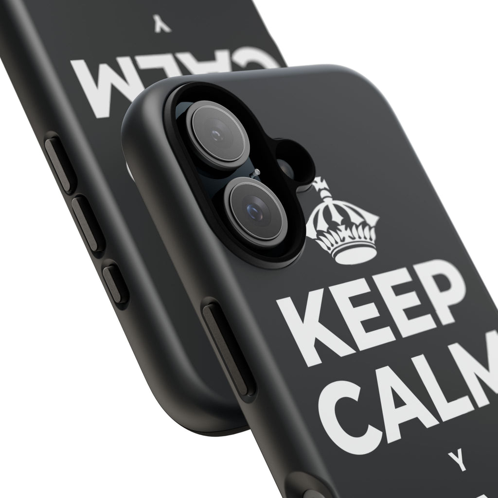KEEP CALM Y TOMA AGUA Phone Case (Dark)