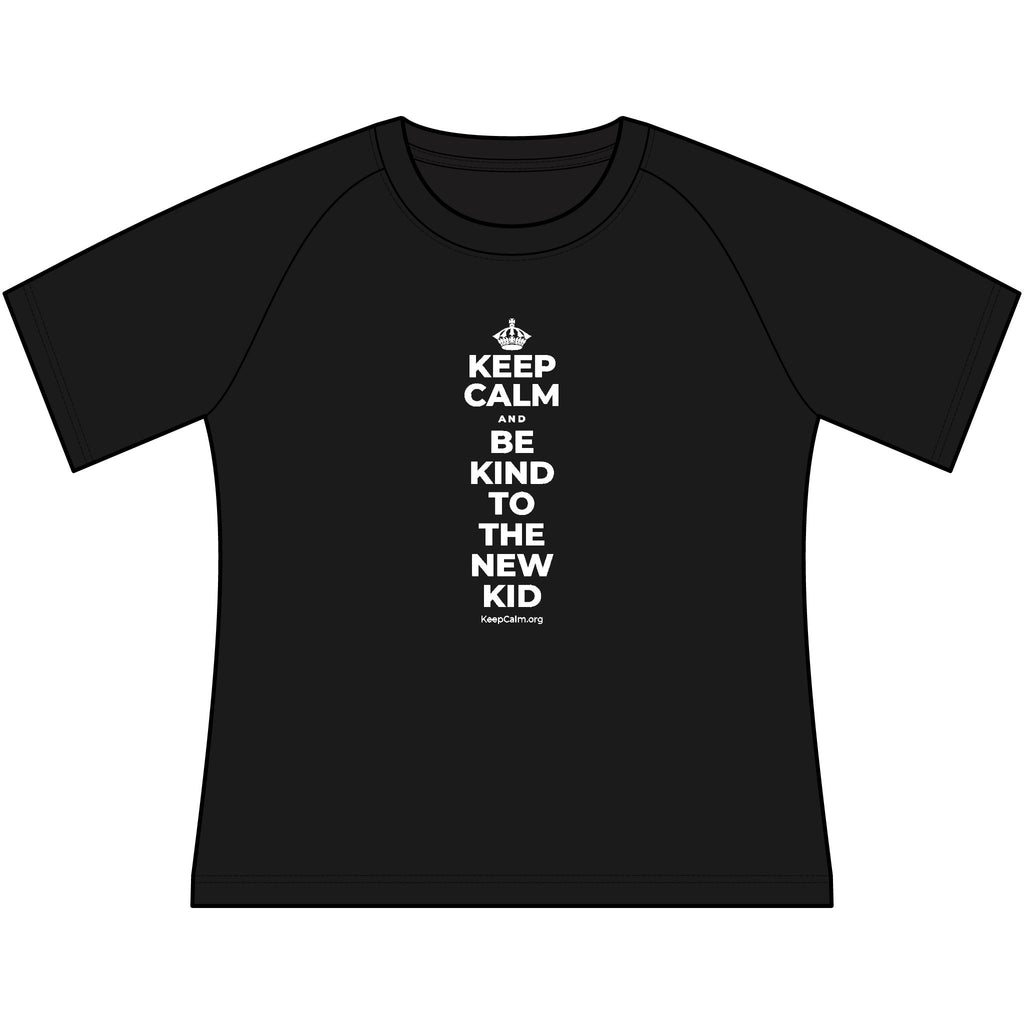 KEEP CALM AND BE KIND TO THE NEW KID Women's Raglan Tee
