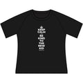 KEEP CALM AND BE KIND TO THE NEW KID Women's Raglan Tee