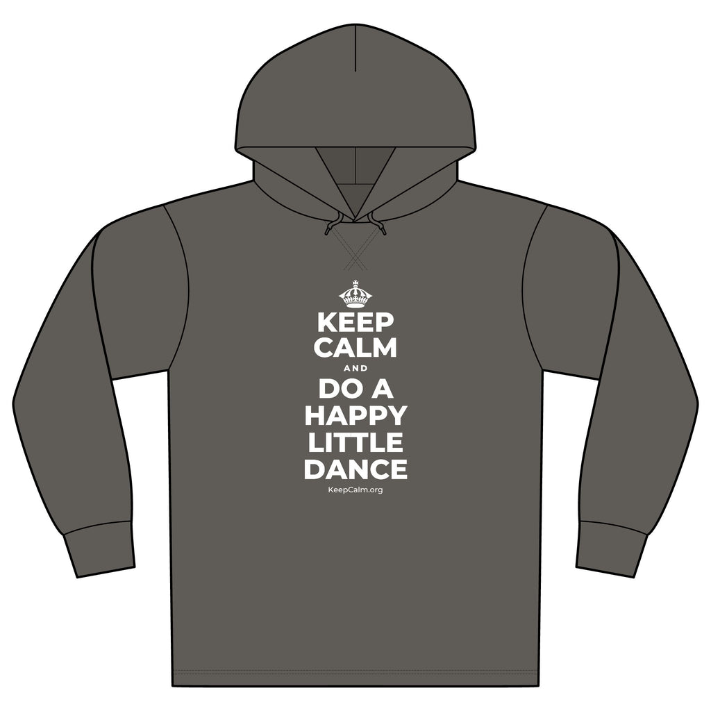 KEEP CALM AND DO A HAPPY LITTLE DANCE Organic Hoodie Tee
