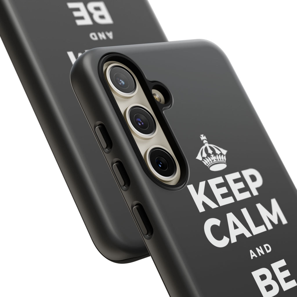 KEEP CALM AND BE STRONG LIKE A 🦕 Phone Case