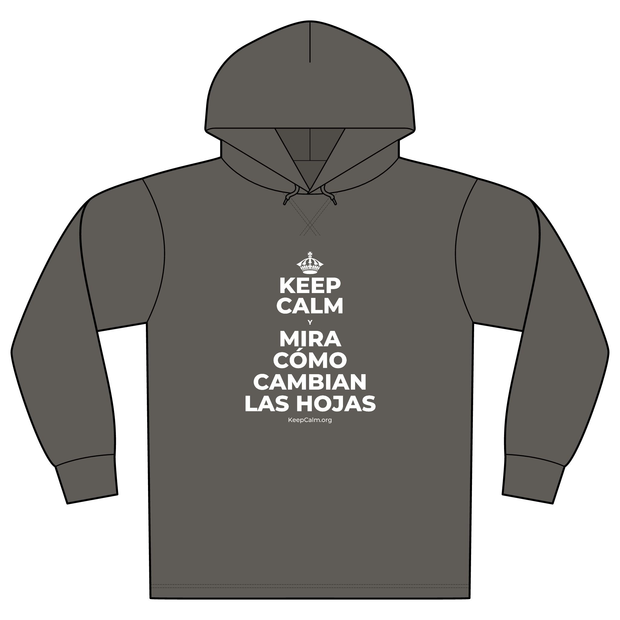 KEEP CALM Y MIRA CÓMO CAMBIAN LAS HOJAS Organic Hoodie Tee