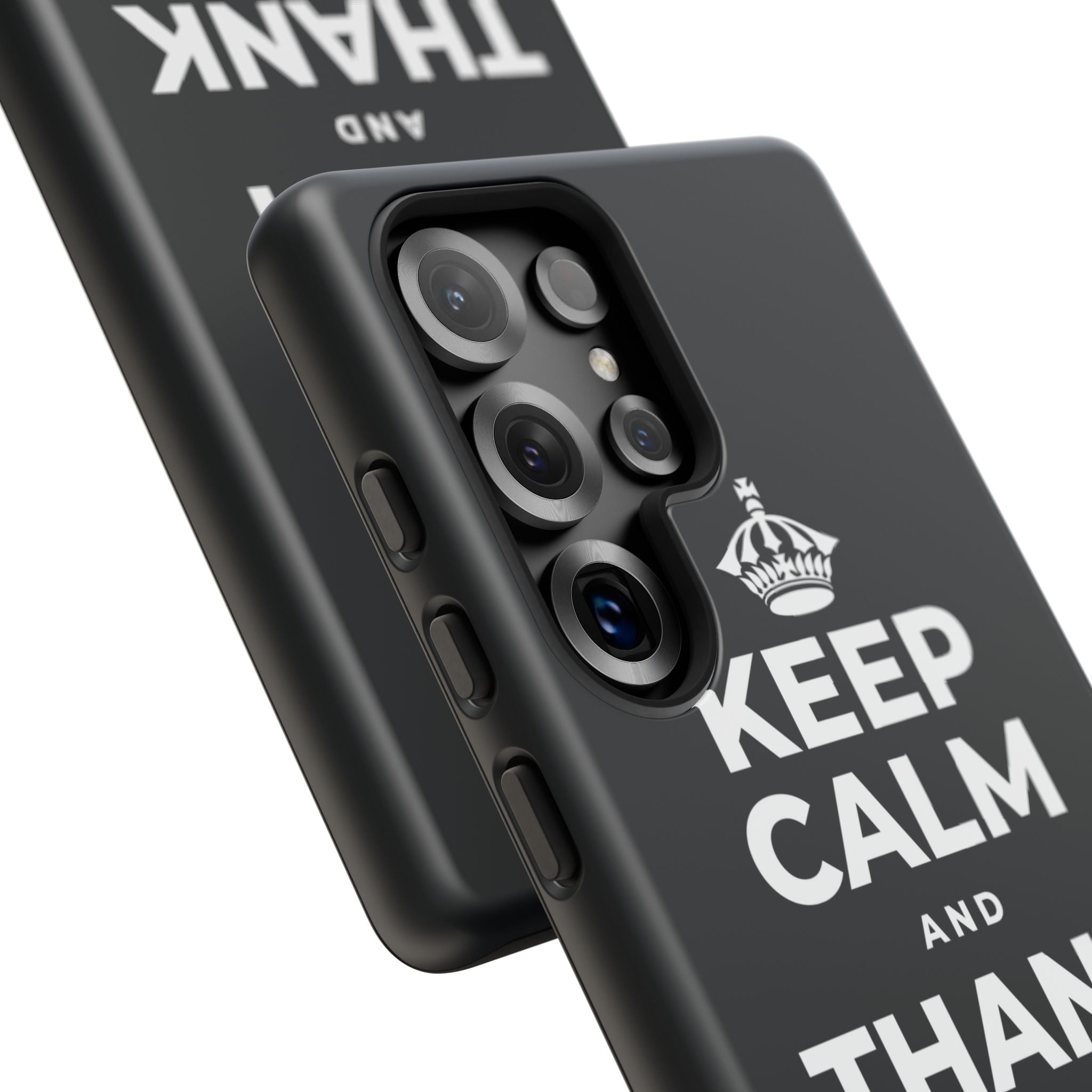 KEEP CALM AND THANK SOMEONE TODAY Phone Case (Dark)