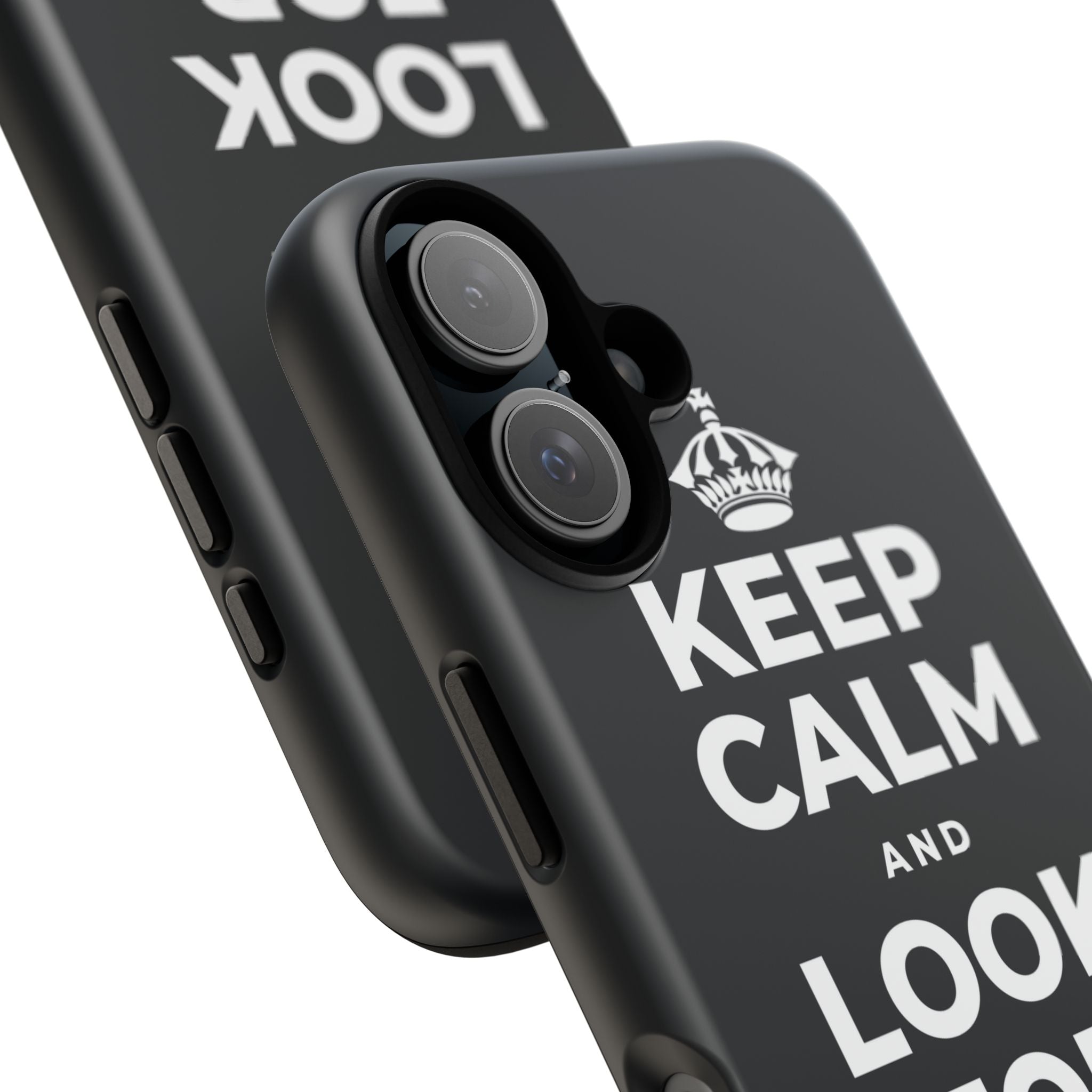 KEEP CALM AND LOOK FOR THE LIGHT Phone Case (Dark)