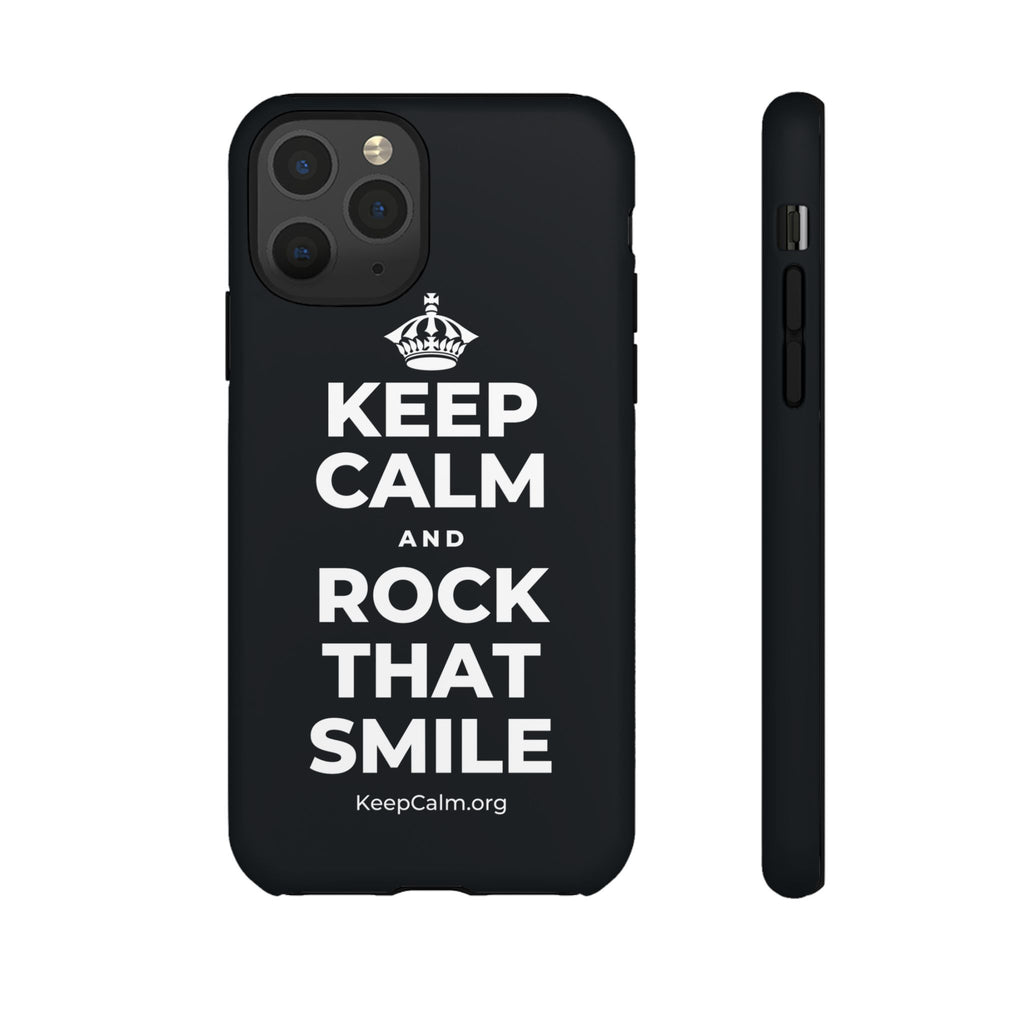 KEEP CALM AND ROCK THAT SMILE Phone Case (Dark)