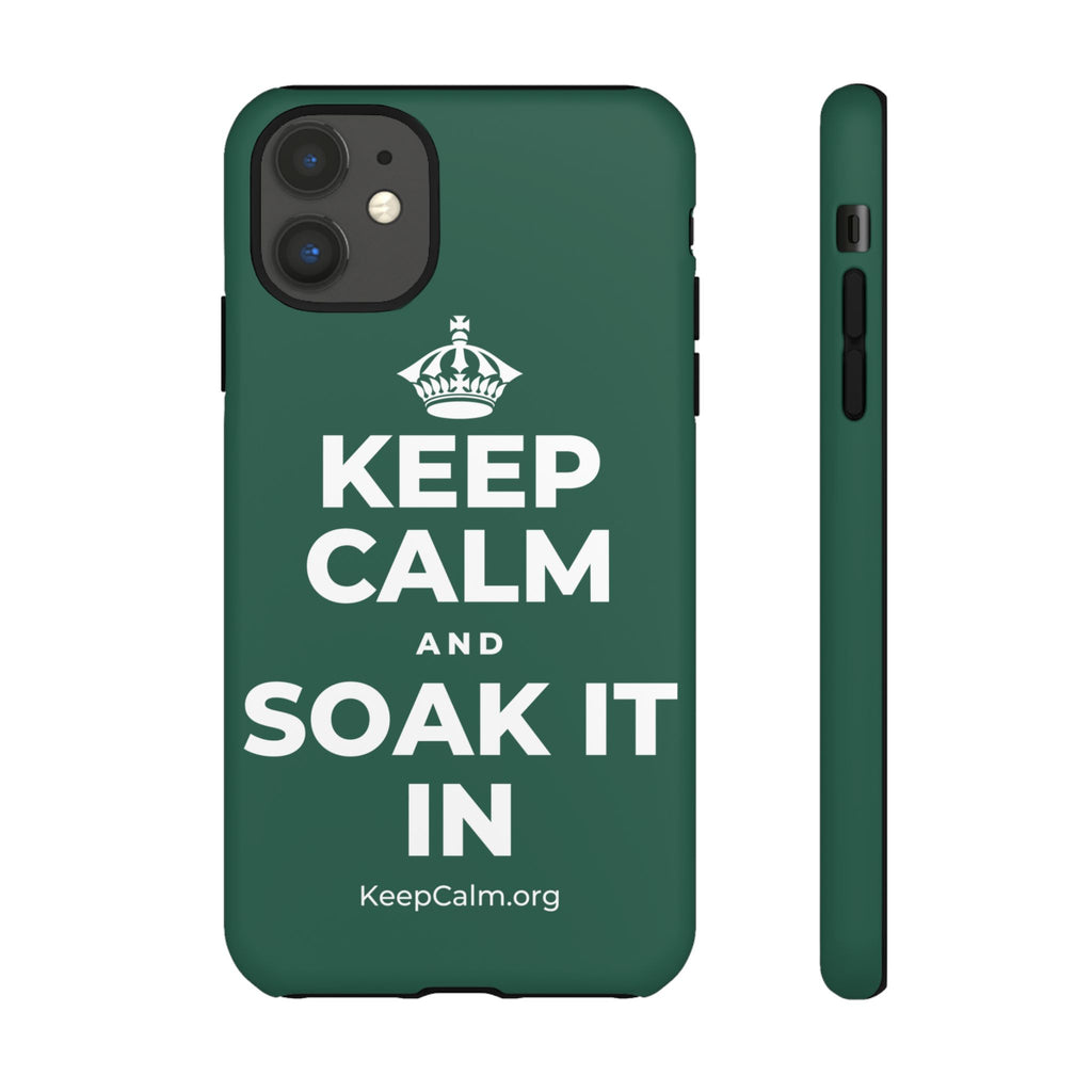 KEEP CALM AND SOAK IT IN Phone Case