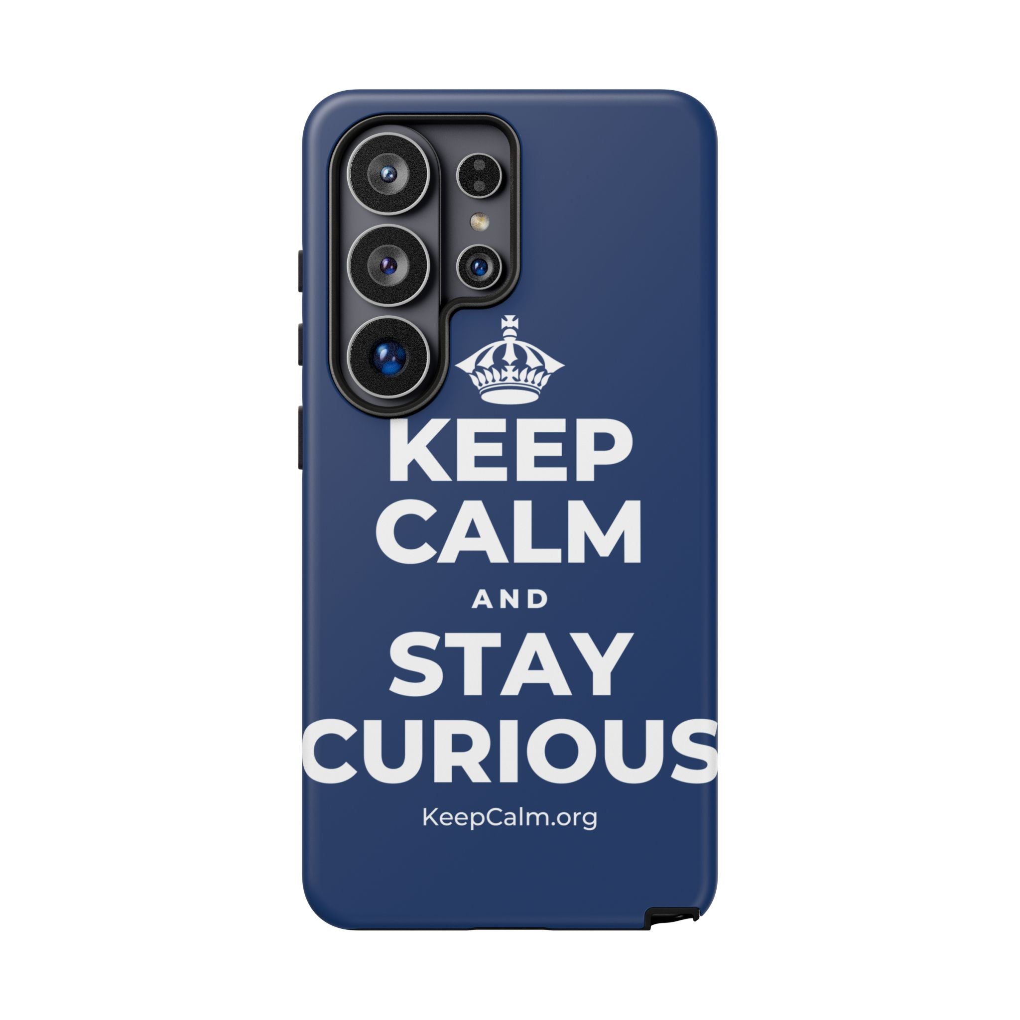 KEEP CALM AND STAY CURIOUS Phone Case
