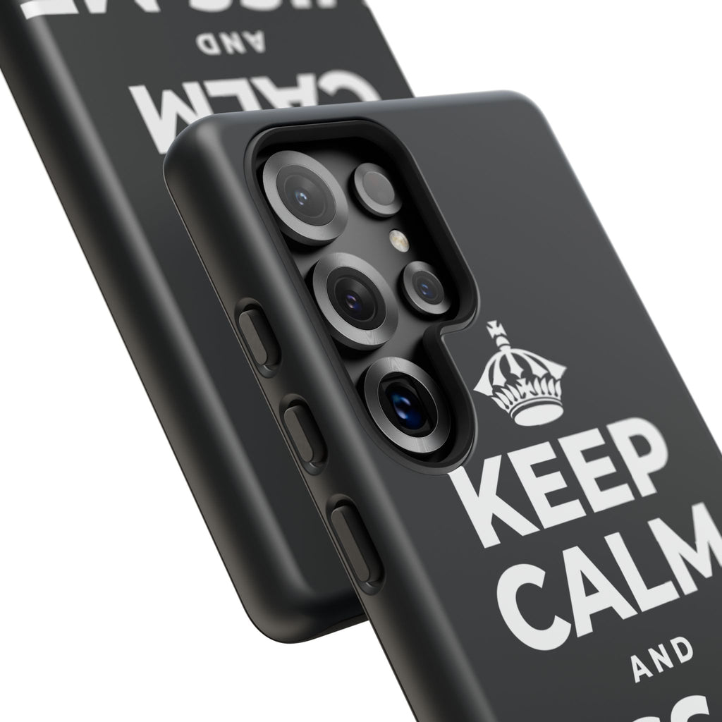KEEP CALM AND MISS ME TOO Phone Case (Dark)