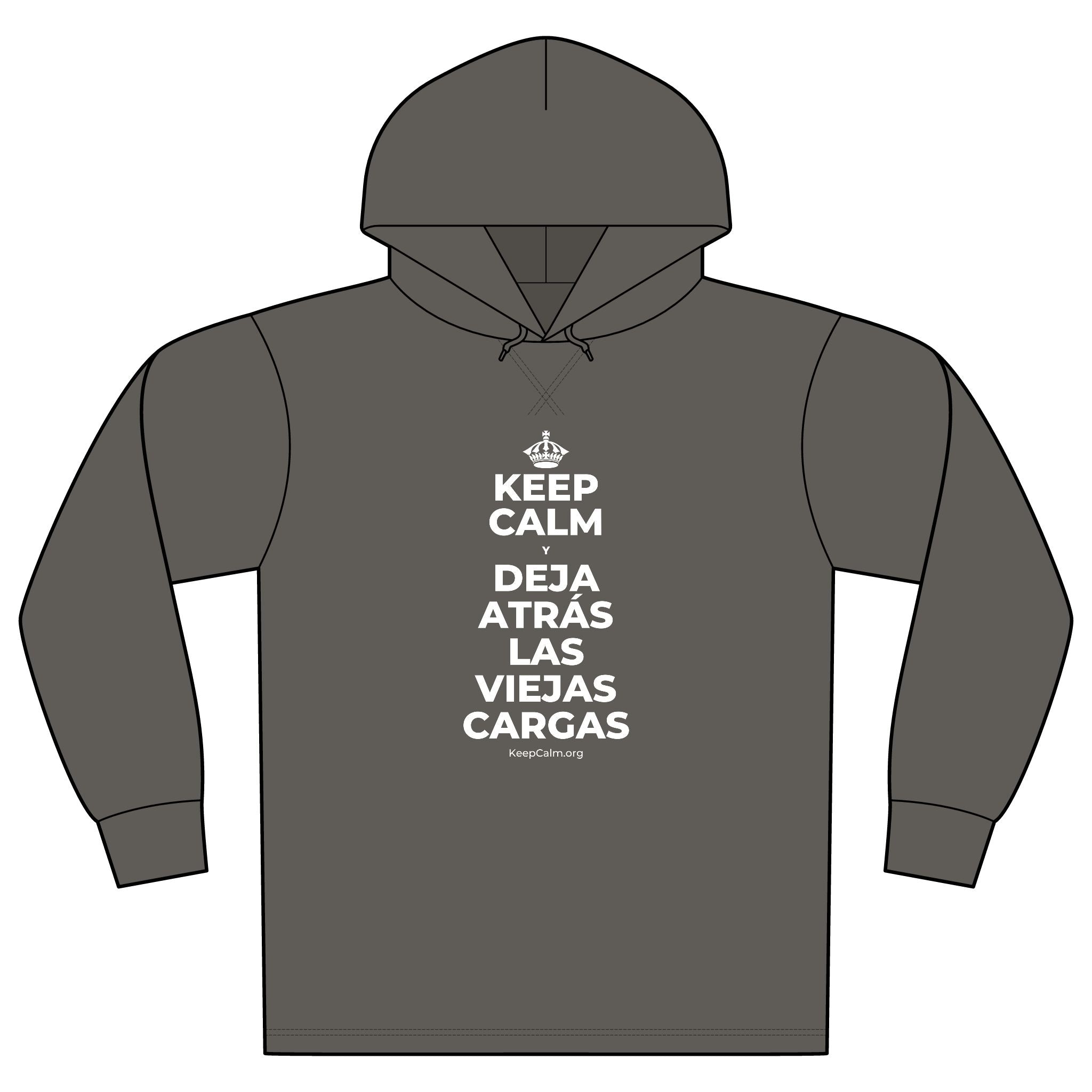 KEEP CALM Y DEJA ATRÁS LAS VIEJAS CARGAS Organic Hoodie Tee
