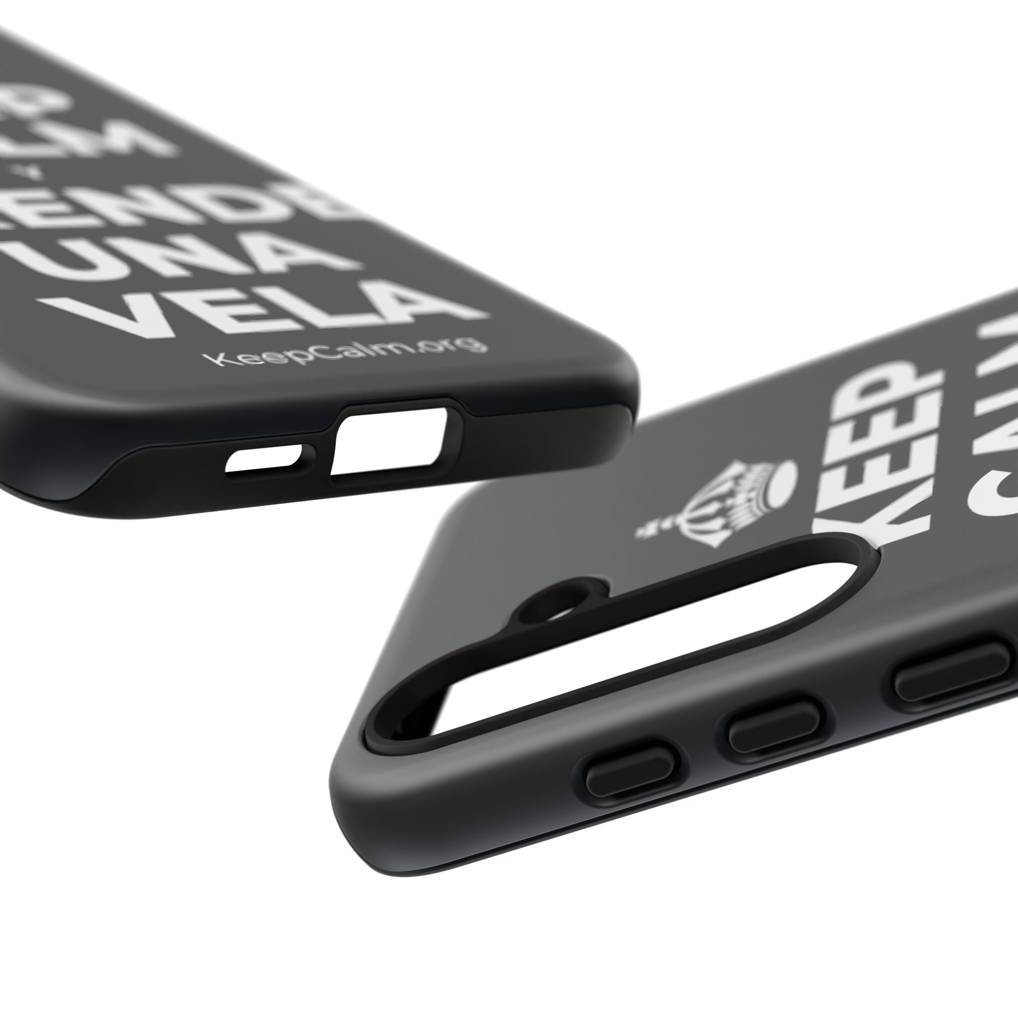 KEEP CALM Y PRENDE UNA VELA Phone Case (Dark)