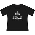 KEEP CALM A ʻŌWILI I KA PUMEHANA Women's Raglan Tee