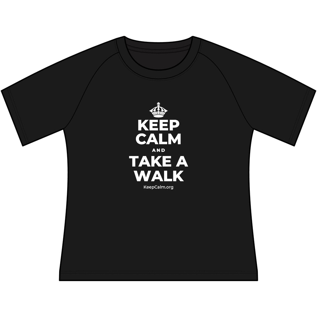 KEEP CALM AND TAKE A WALK Women's Raglan Tee