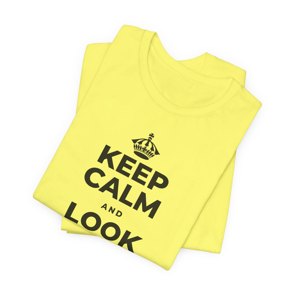 KEEP CALM AND LOOK FOR THE LIGHT T-Shirt (Soft Cream–Heather Mauve)