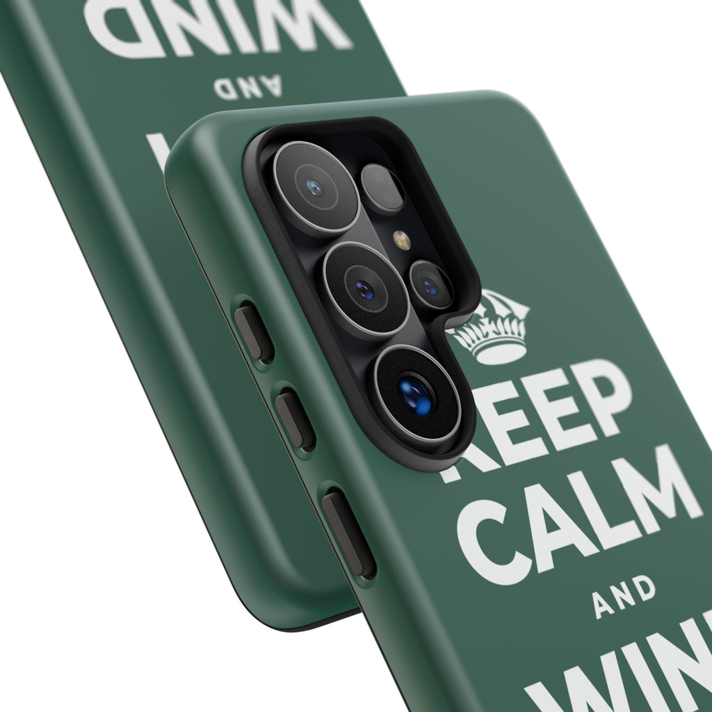 KEEP CALM AND WIND DOWN GENTLY Phone Case