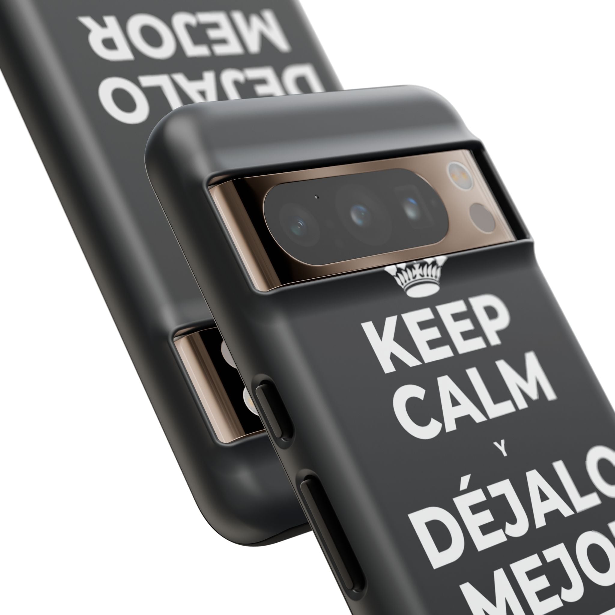 KEEP CALM Y DÉJALO MEJOR DE COMO ESTABA Phone Case (Dark)
