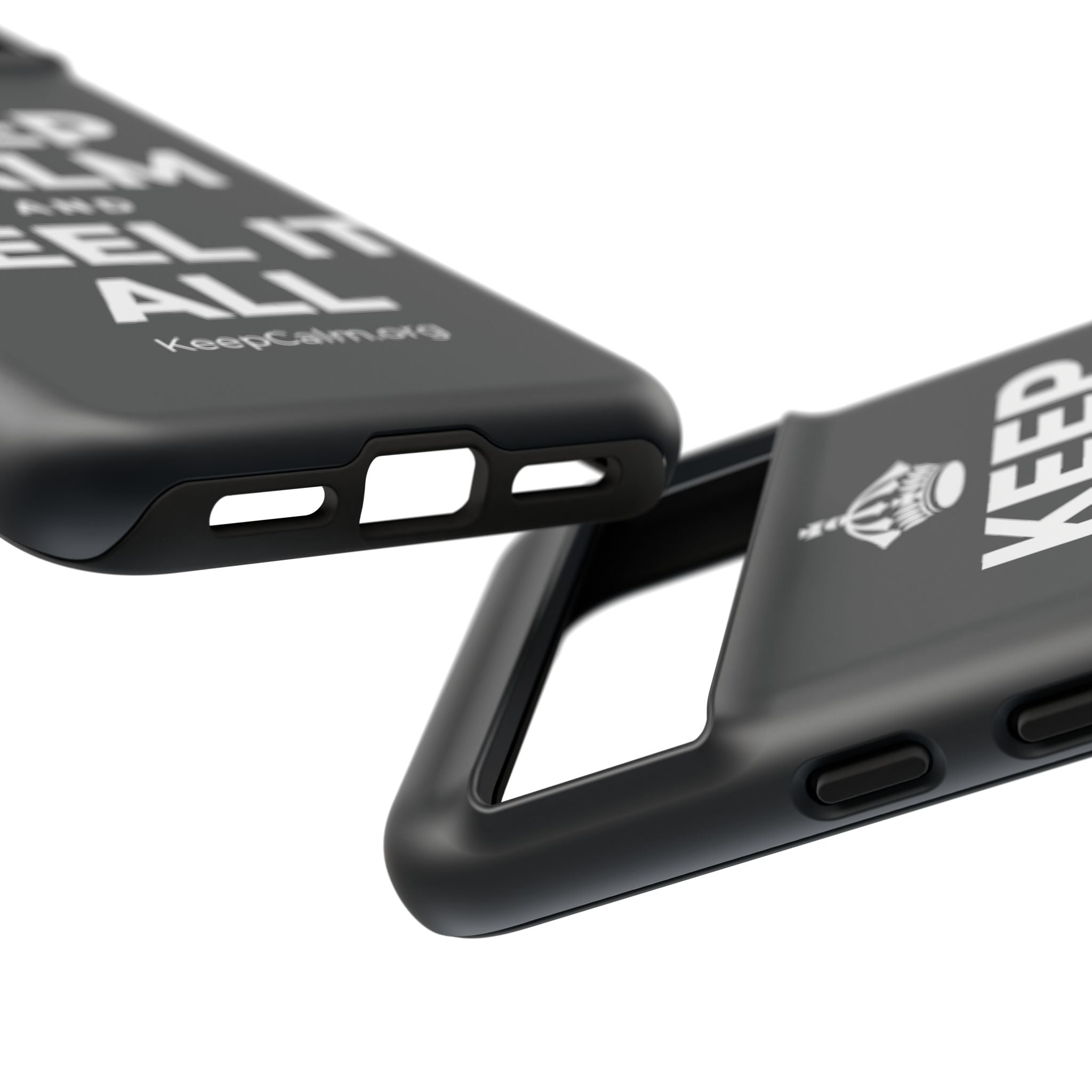 KEEP CALM AND FEEL IT ALL Phone Case (Dark)
