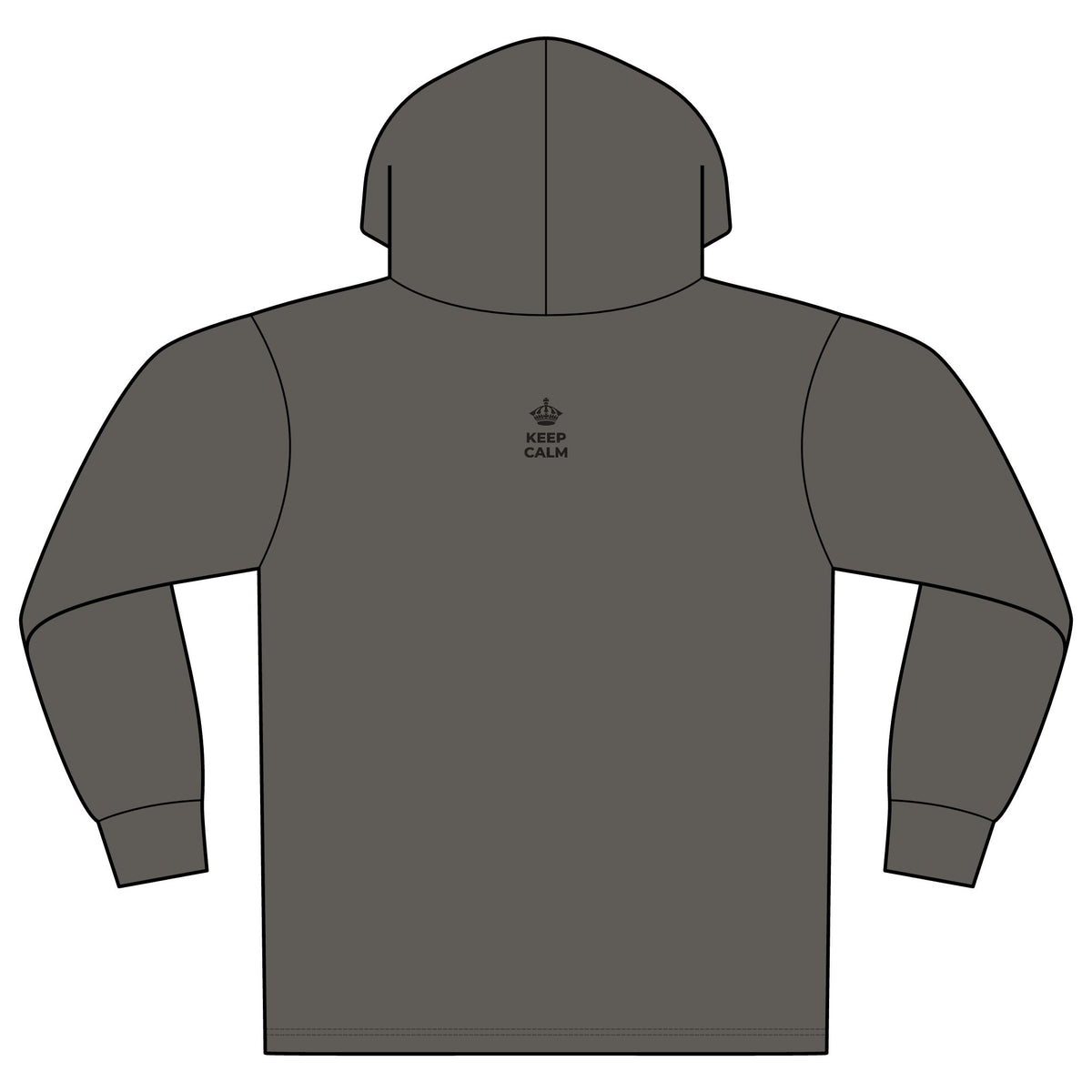 KEEP CALM AND BEND, DON'T BREAK Organic Hoodie Tee