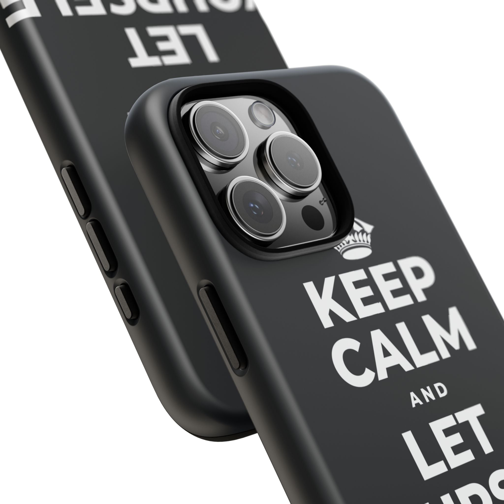 KEEP CALM AND LET YOURSELF SLOW DOWN Phone Case (Dark)