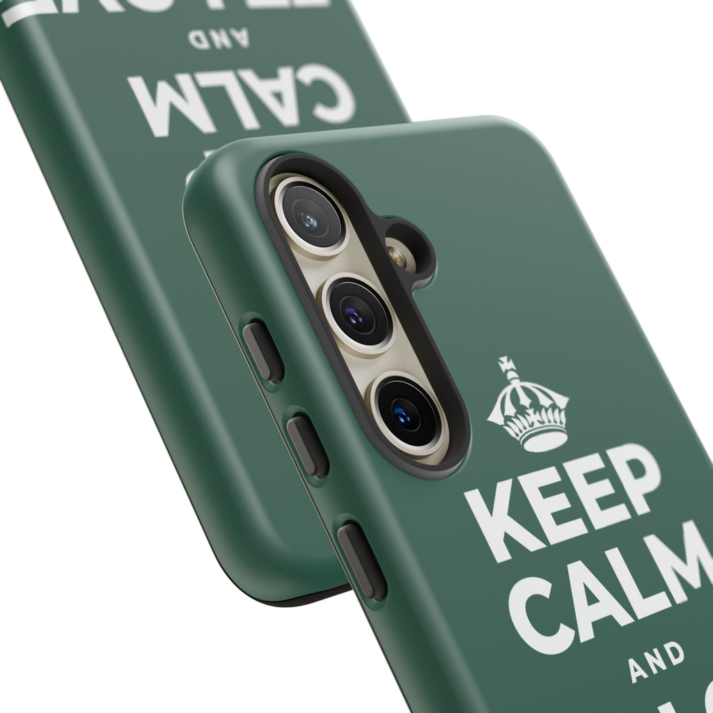 KEEP CALM AND LET LOVE FLOW Phone Case