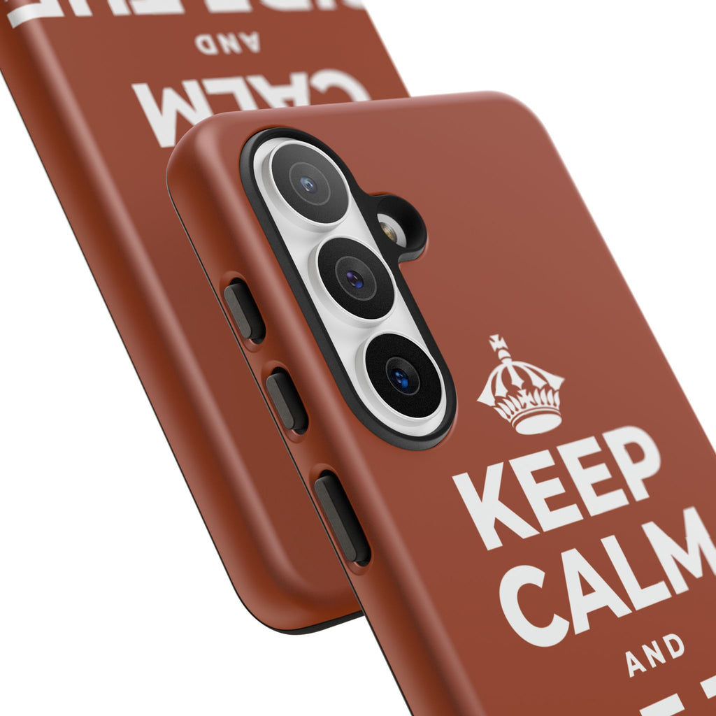 KEEP CALM AND RIDE THE WAVE Phone Case