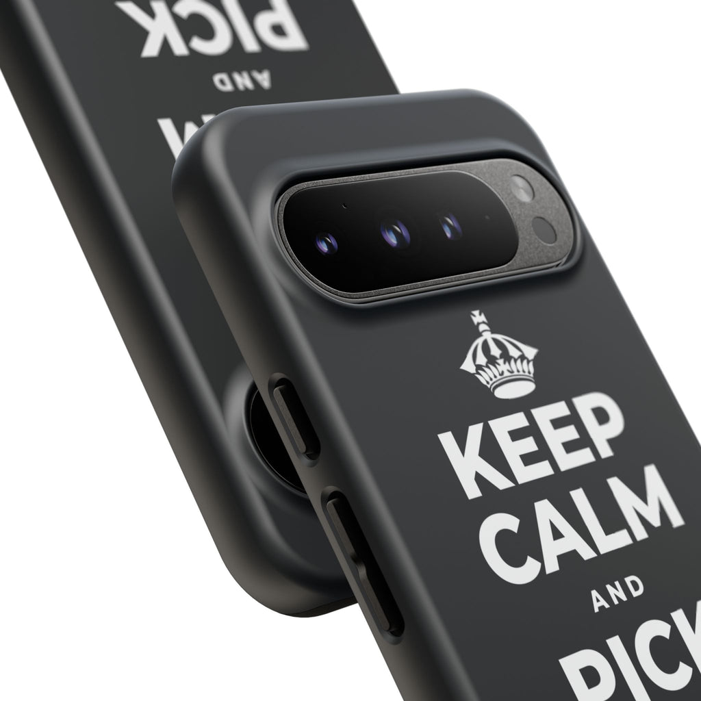 KEEP CALM AND PICK YOUR BATTLE Phone Case (Dark)