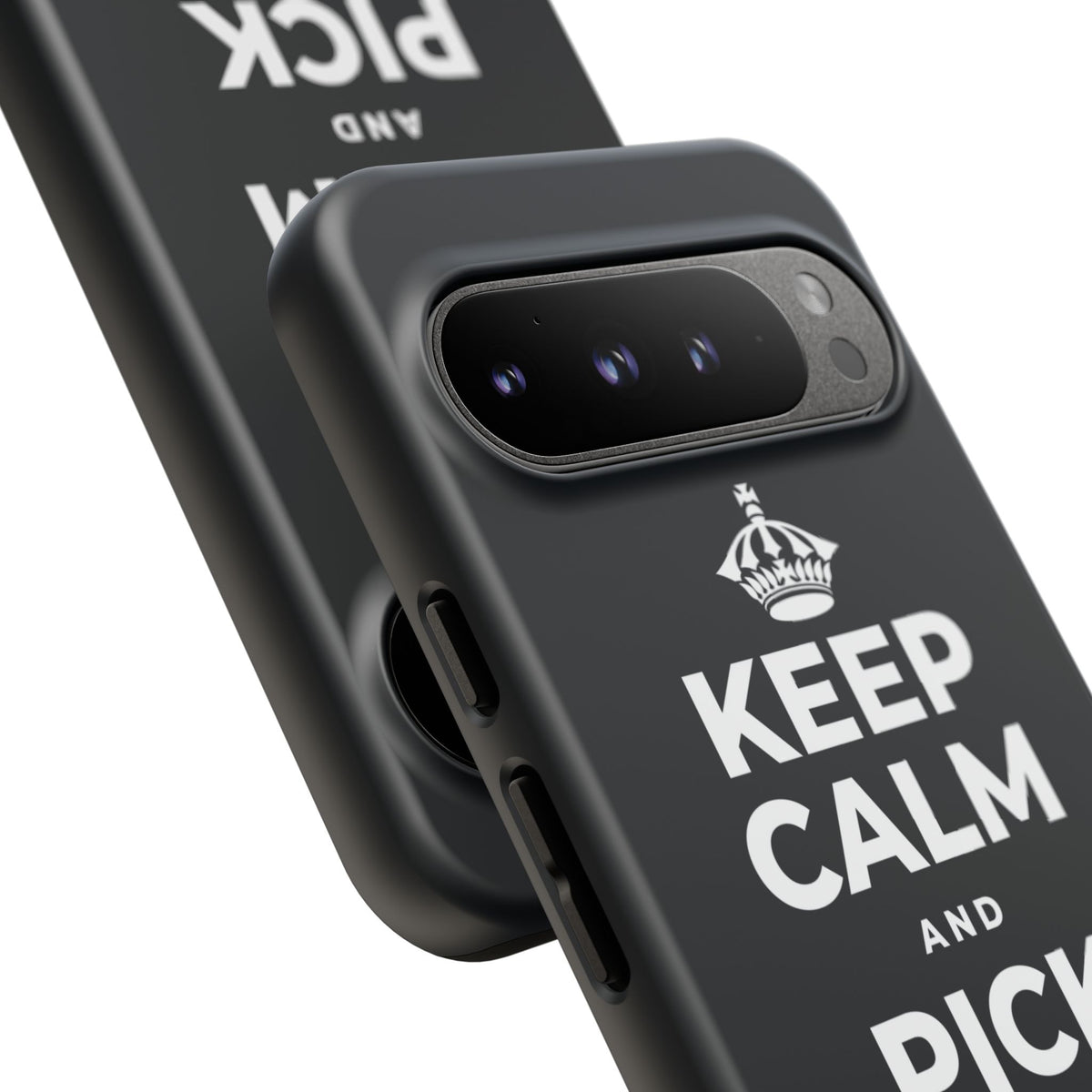 KEEP CALM AND PICK YOUR BATTLE Phone Case (Dark)