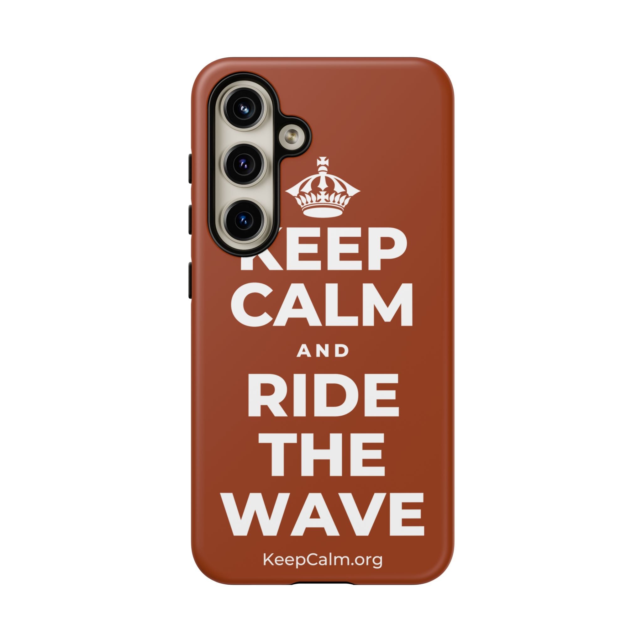 KEEP CALM AND RIDE THE WAVE Phone Case